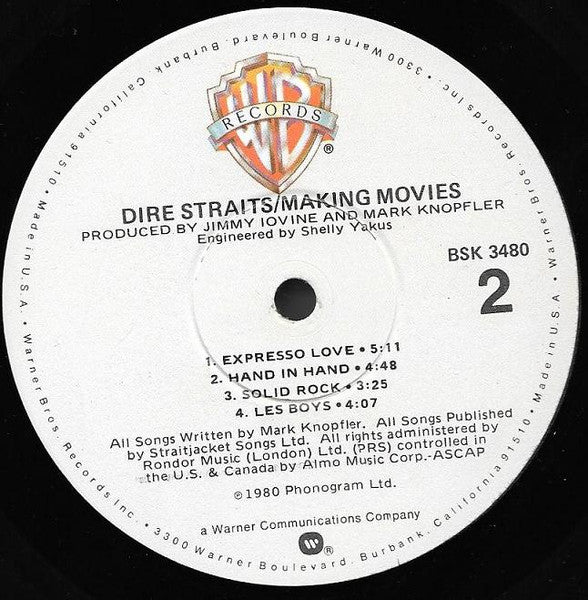 Dire Straits - Making Movies - Used VG+
