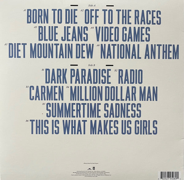 Lana Del Rey – Born To Die - Used