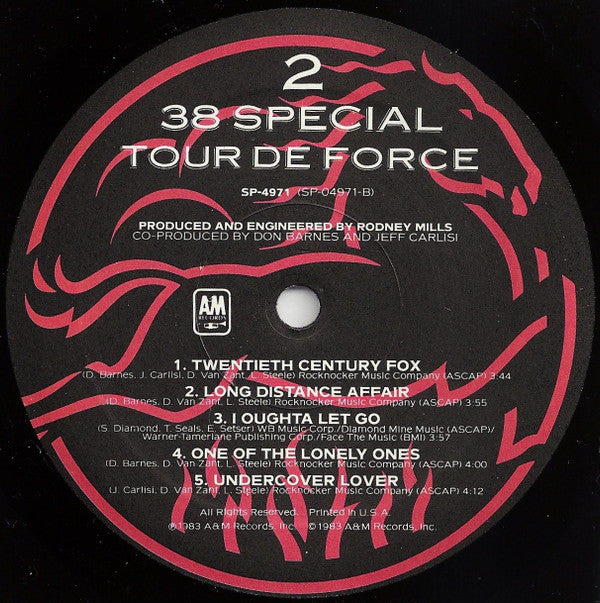 38 Special – Tour De Force - Used VG+