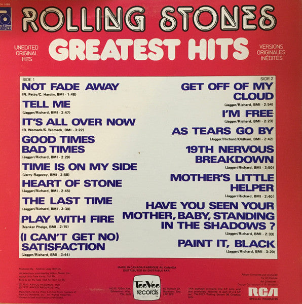 Rolling Stones – Greatest Hits Vol. 1