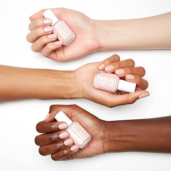 essie Salon-Quality Nail Polish, 8-Free Vegan, Push Play Collection, Off-White, In My Sandbox, 0.46 oz. Pack (2)