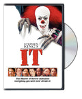 Pennywise the clown claws through the cover of the Stephen King's "IT" DVD, promising horror.
