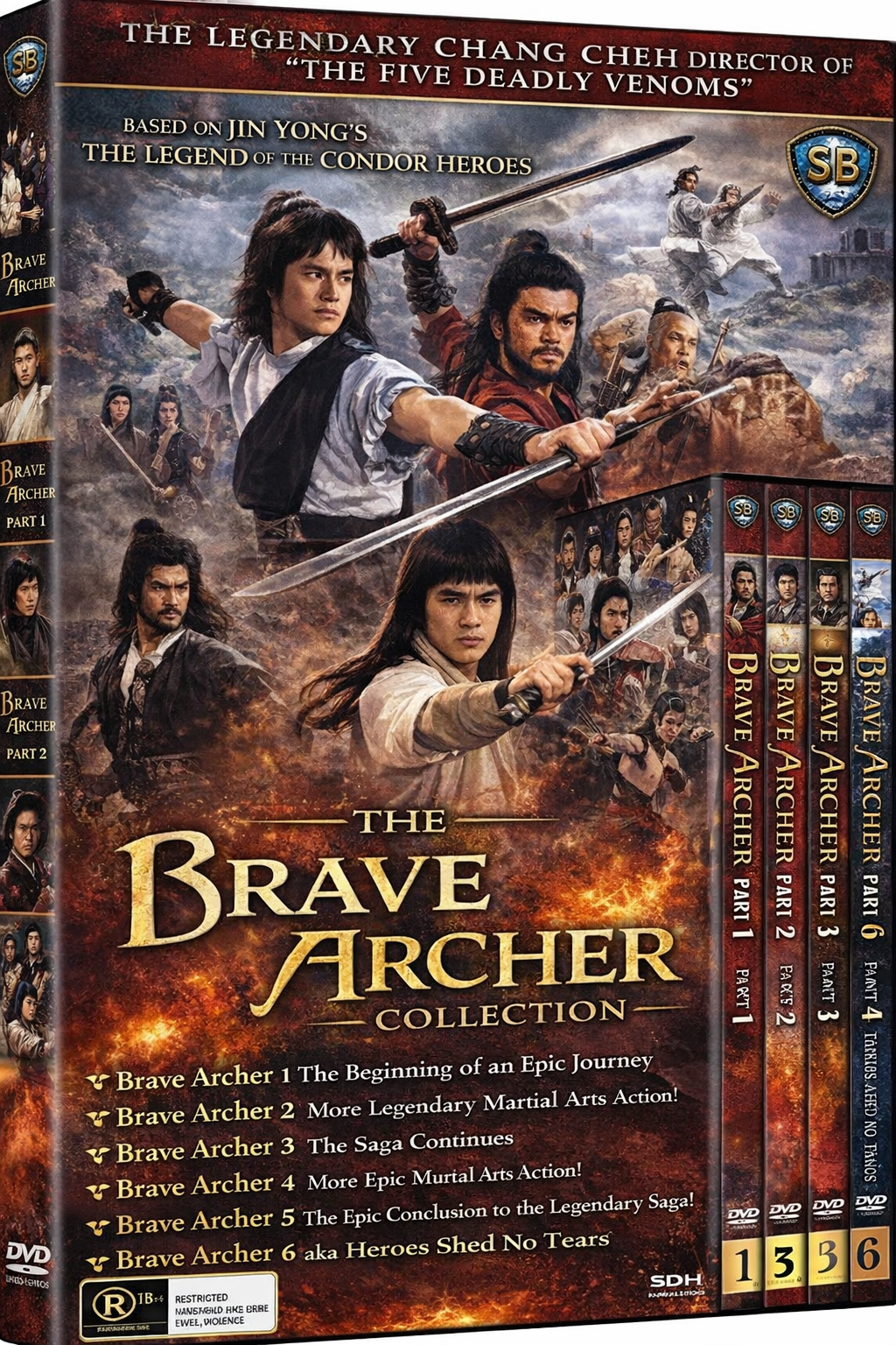 Brave Archer Bundle 6 DVDs