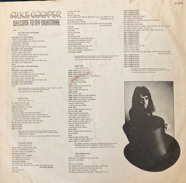 Alice Cooper (2) – Welcome To My Nightmare - Used