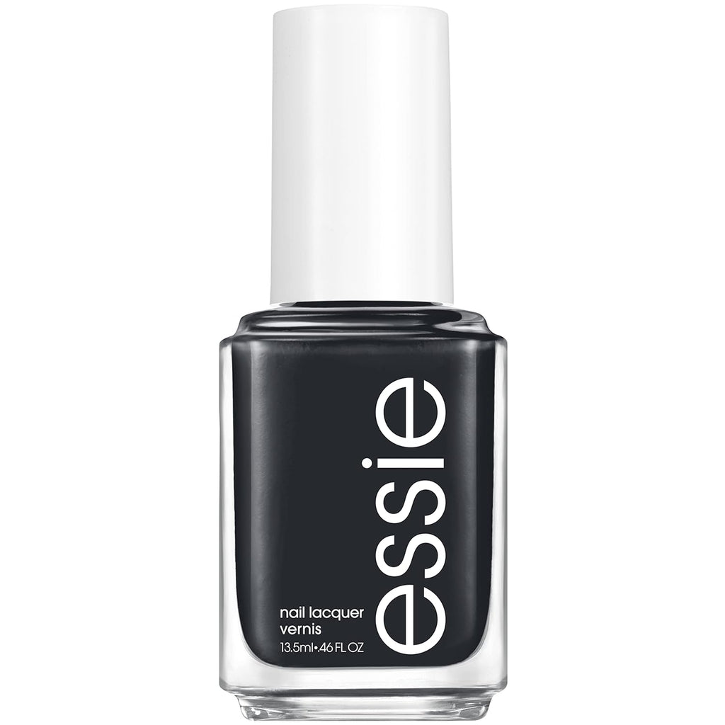 essie Salon-Quality Nail Polish, 8-Free Vegan, Push Play Collection, Black, Climbing High, 0.46 oz. Pack (2)