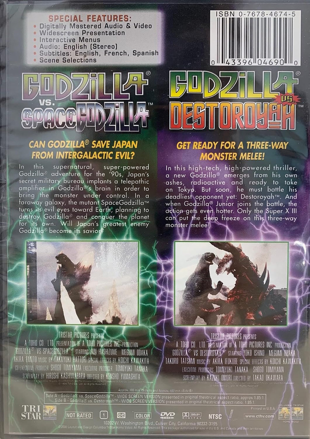 Godzilla vs. SpaceGodzilla / Godzilla vs. Destoroyah