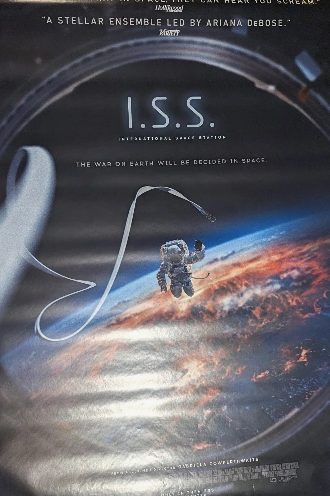 ISS I.S.S. 2023 Original Movie Poster 27x40 Double Sided Theatrical Sci Fi