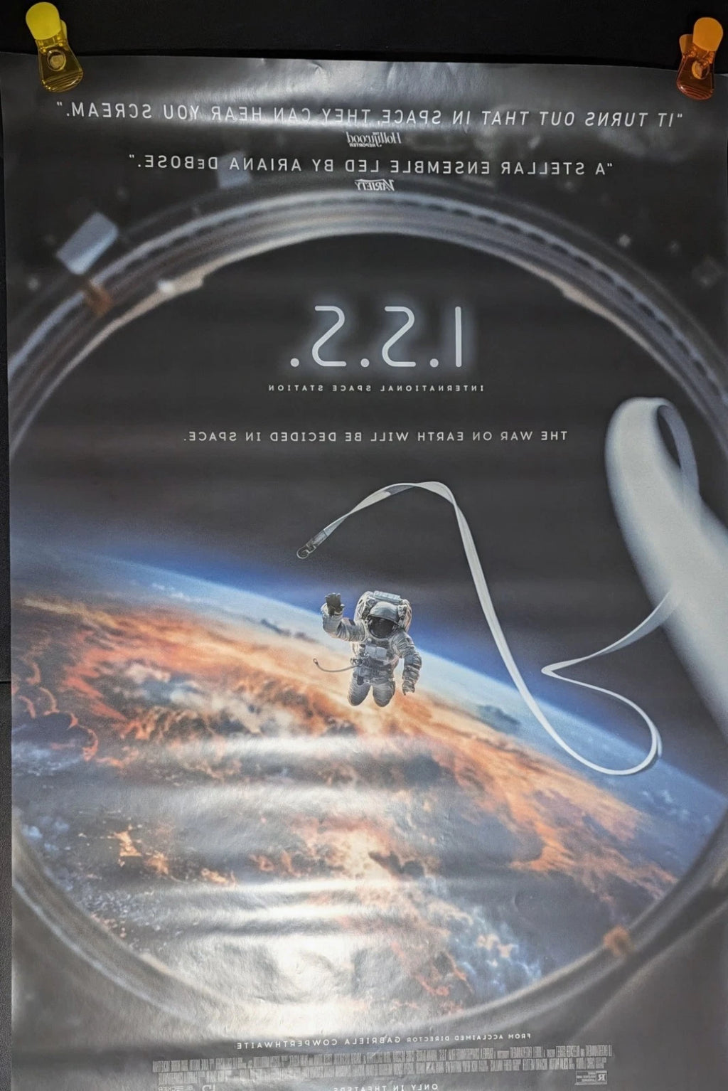 ISS I.S.S. 2023 Original Movie Poster 27x40 Double Sided Theatrical Sci Fi