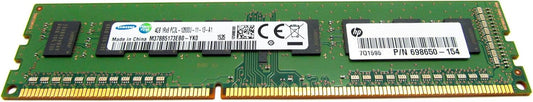 HP 698650-154  4GB, PC3-12800, CL=11, Dual Inline Memory Module