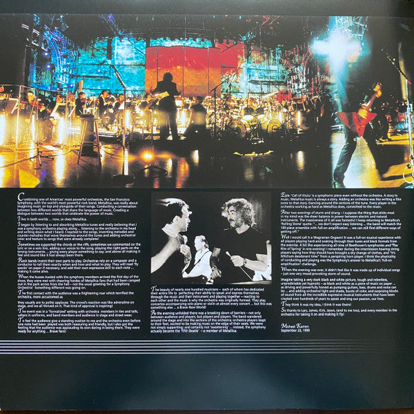 Metallica With Michael Kamen Conducting The San Francisco Symphony Orchestra – S&M