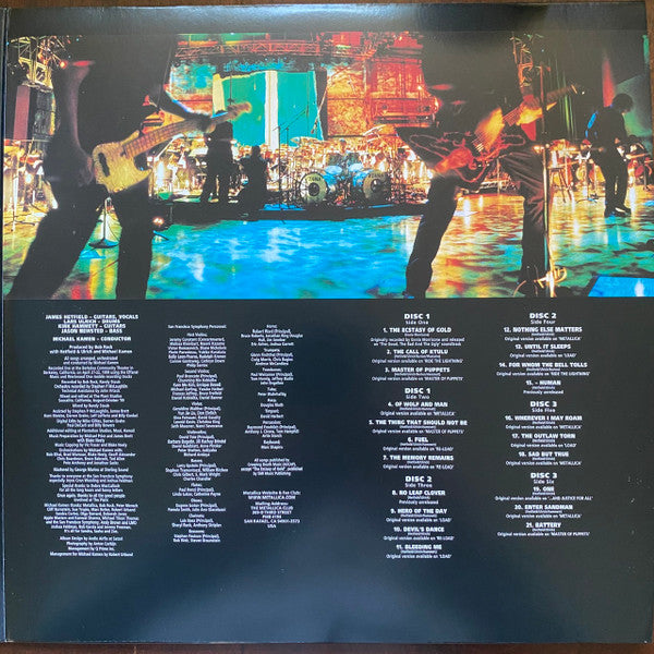 Metallica With Michael Kamen Conducting The San Francisco Symphony Orchestra – S&M