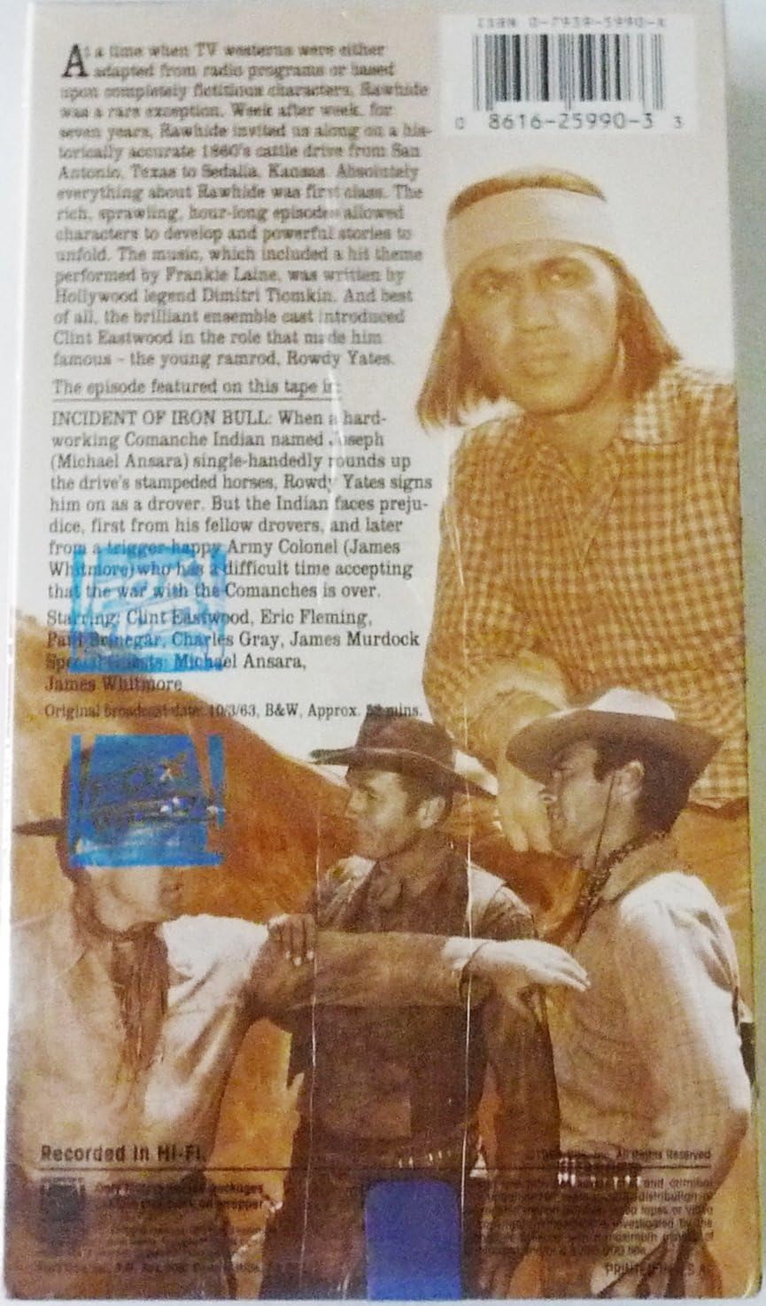 Rawhide: Incident of Iron Bull (VHS)