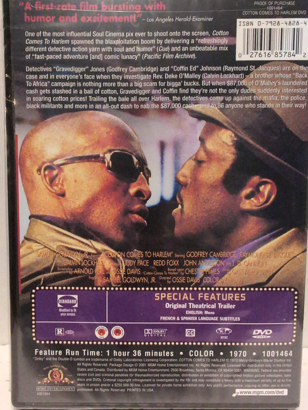 Cotton Comes To Harlem [DVD]