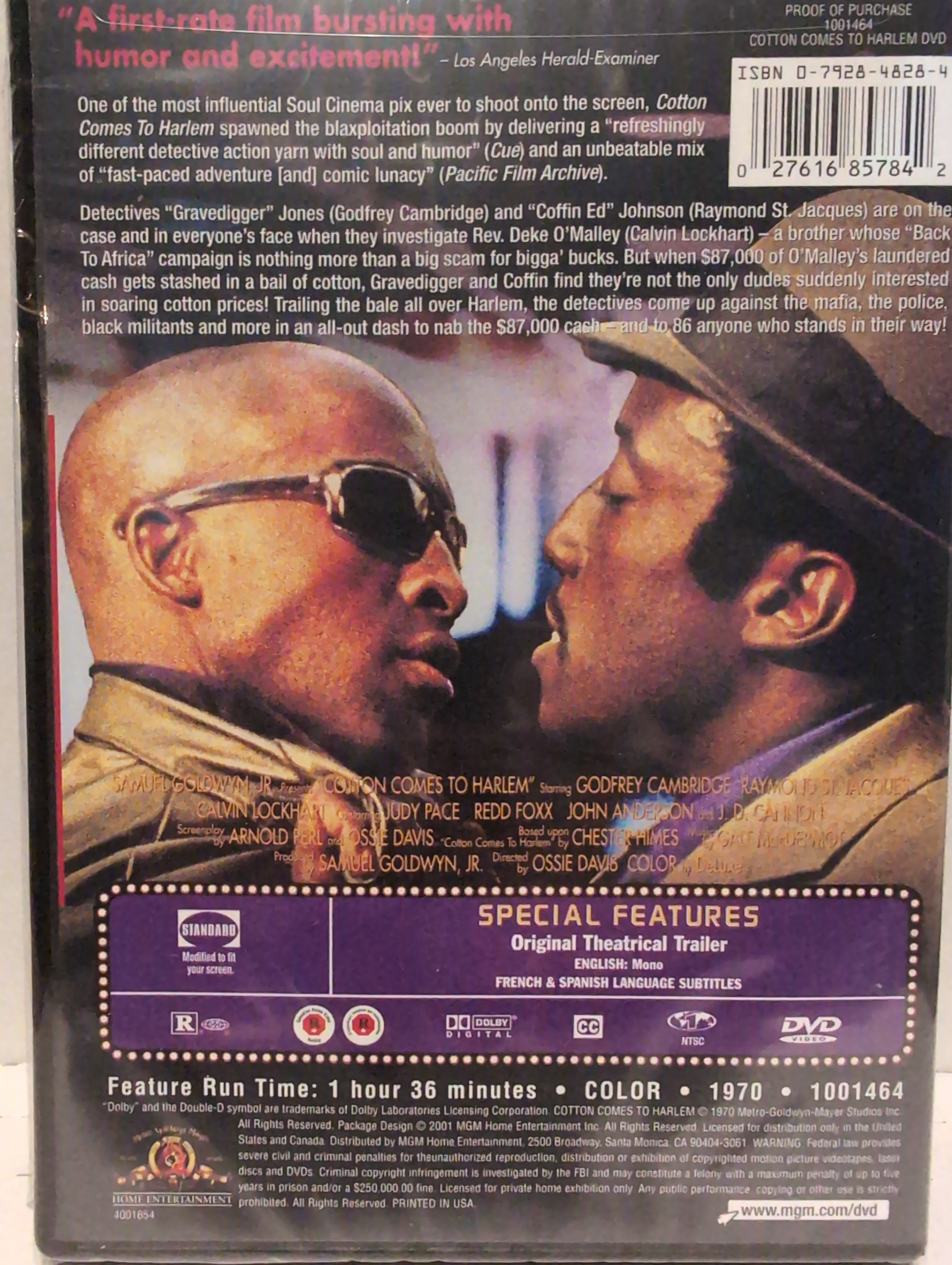 Cotton Comes To Harlem [DVD]