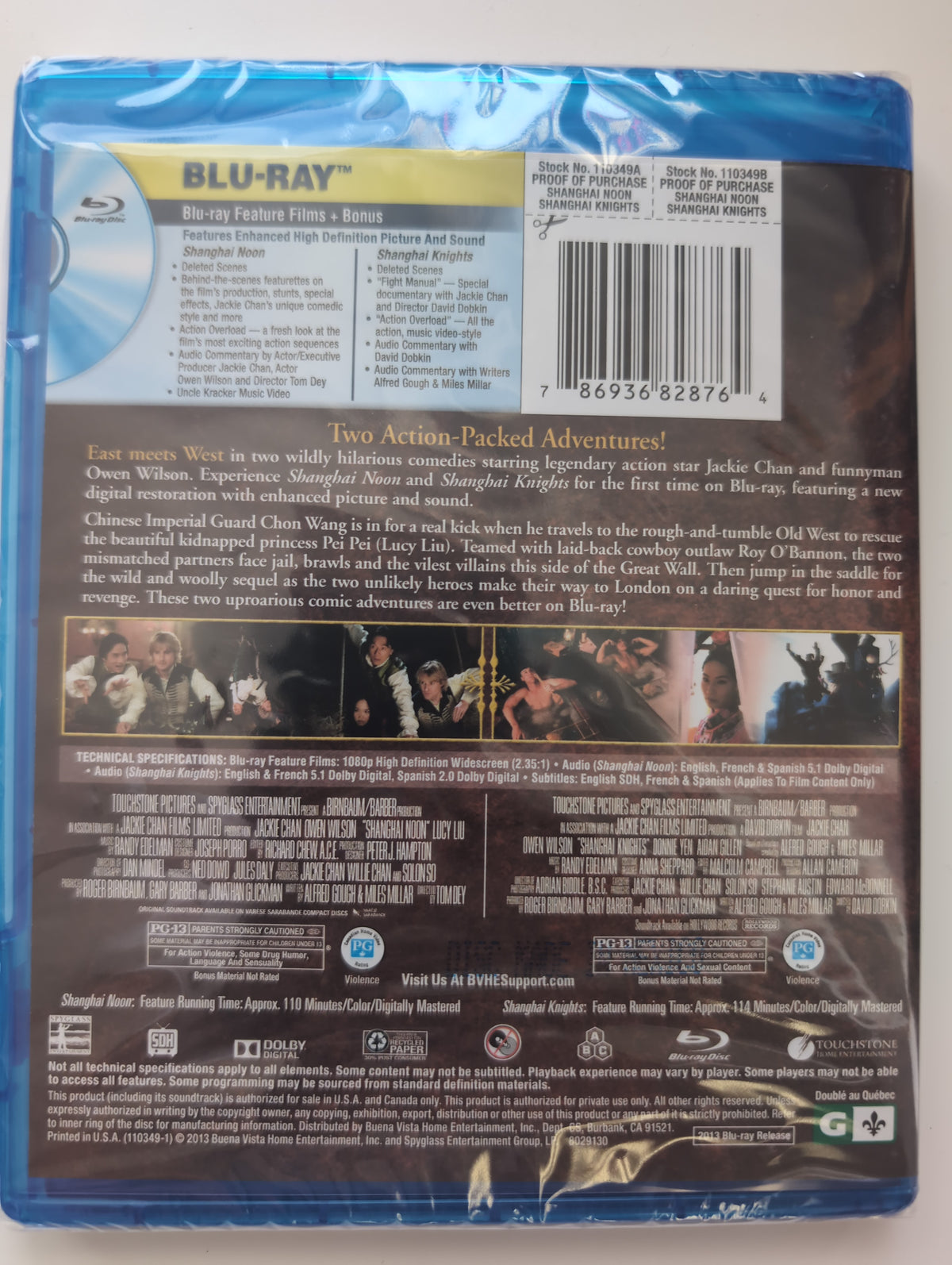 Shanghai Noon 2-Movie Collection (Blu-Ray)