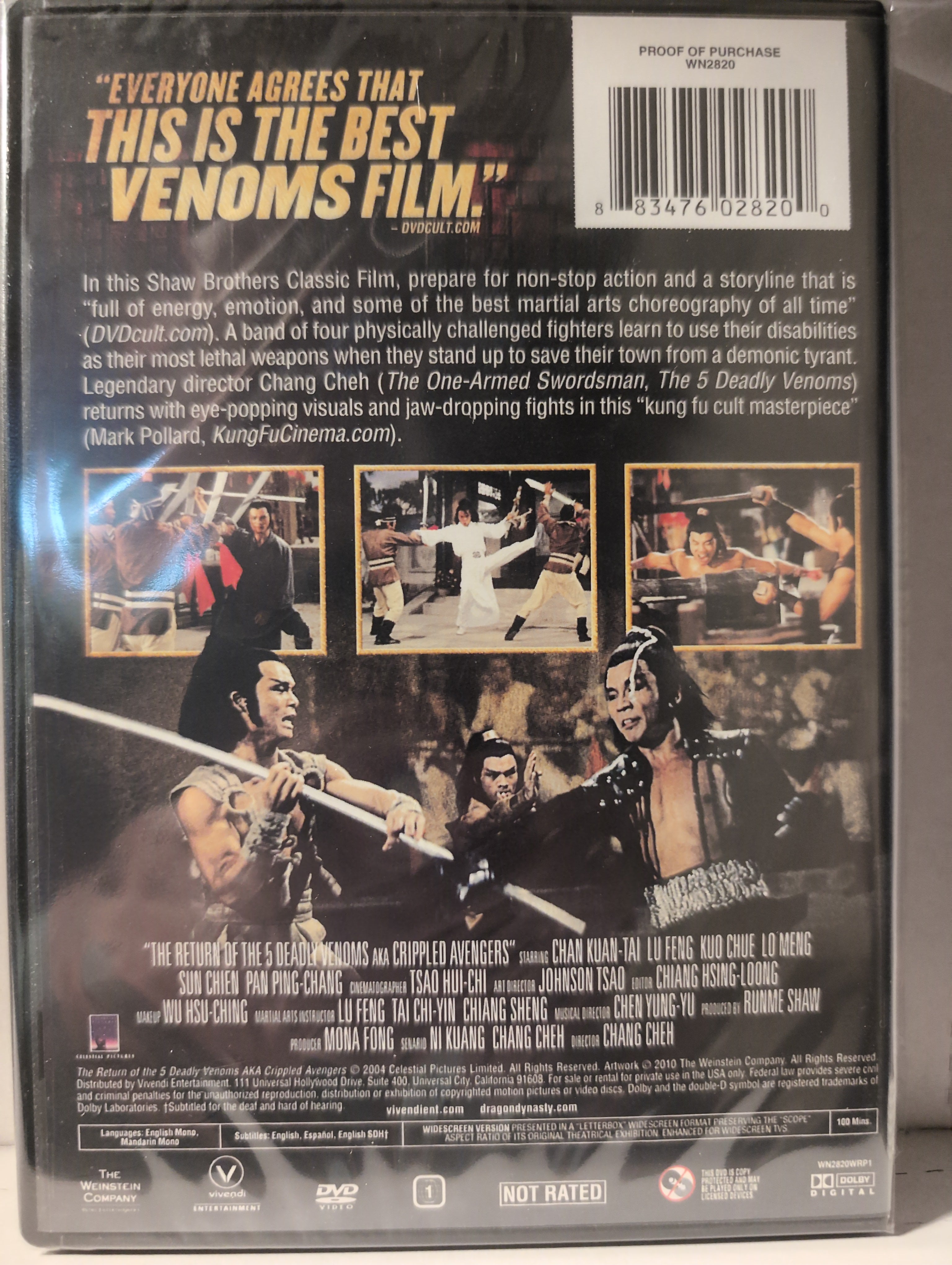 The Return of the 5 Deadly Venoms