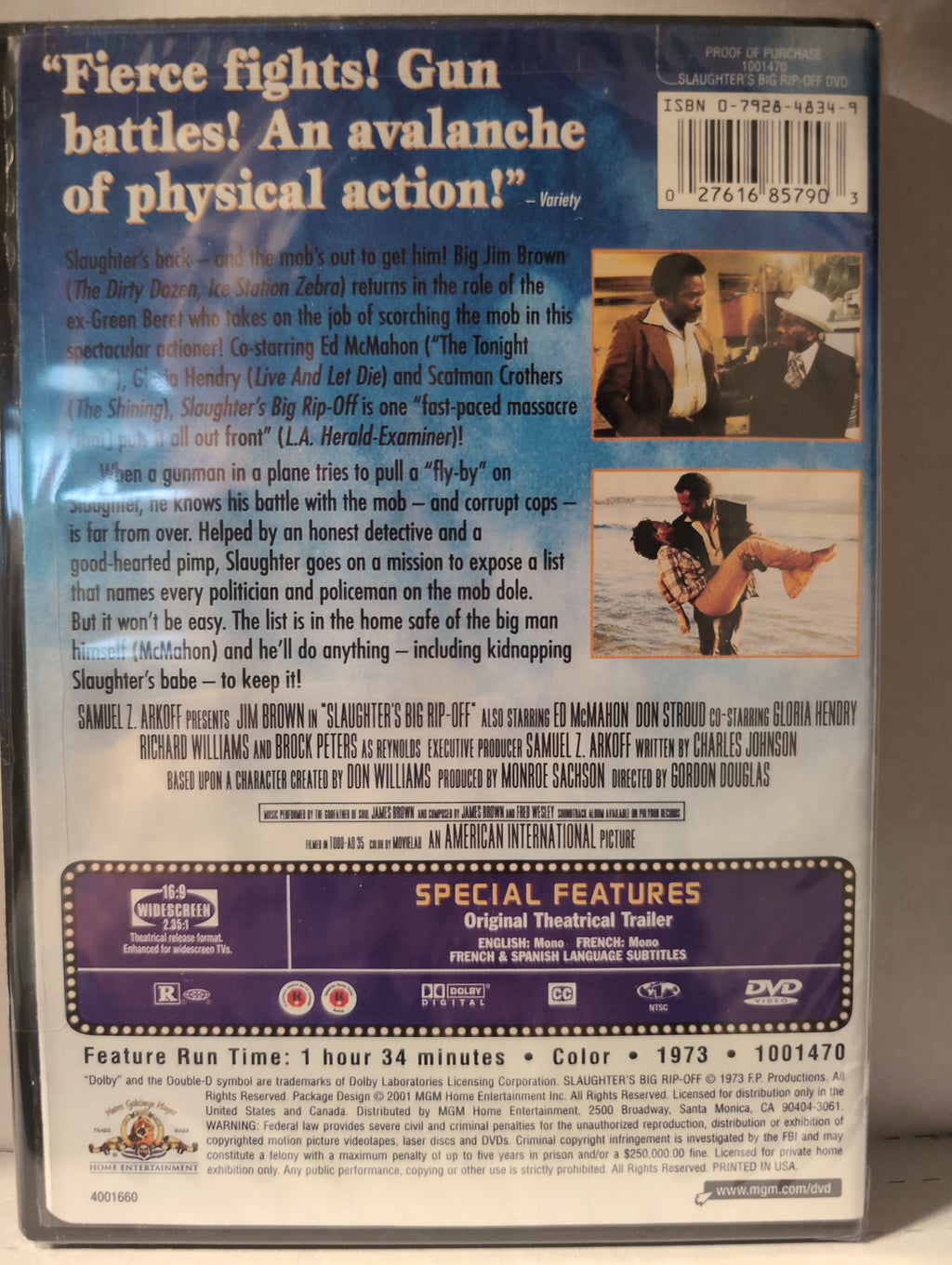 Slaughter's Big Ripoff [DVD]