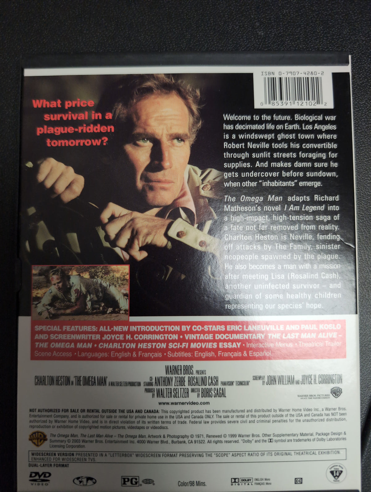 The Omega Man [DVD] [DVD]  Used - Like New