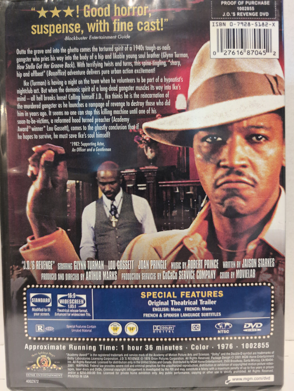 J.D.'s Revenge [DVD]