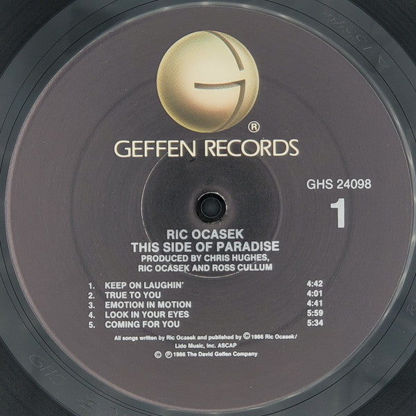 Ric Ocasek – This Side Of Paradise - USED