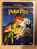 Peter Pan reaches out to Tinkerbell on the Walt Disney Special Edition DVD cover, set against a nighttime backdrop with Captain Hook's pirate ship.
