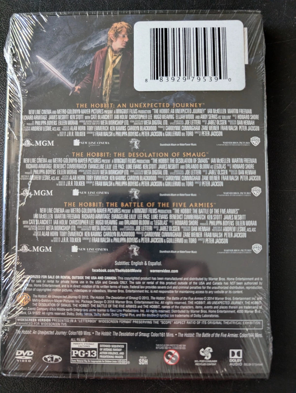 The Hobbit Trilogy DVD