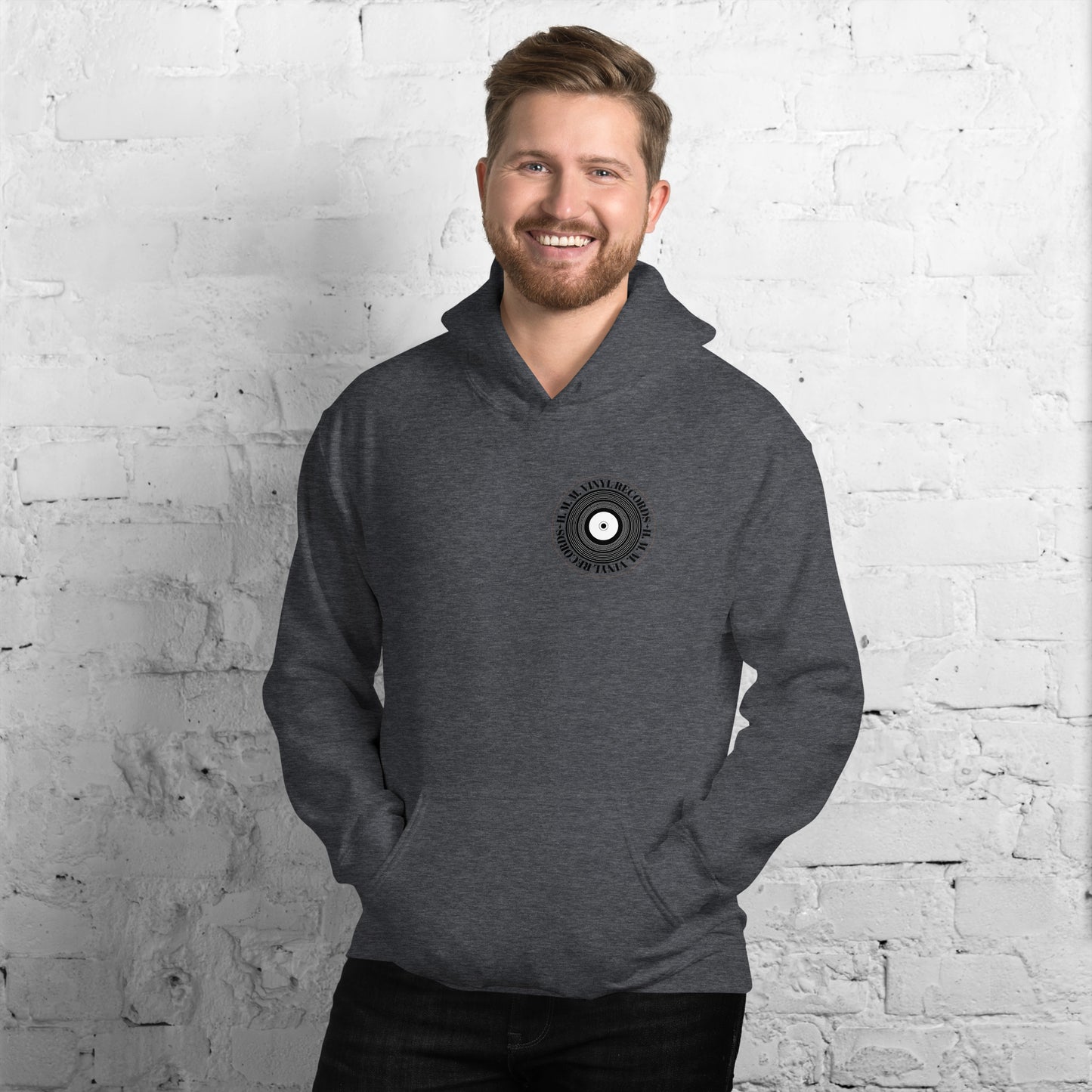 HMM Vinyl Records Hoodie - I Buy Records