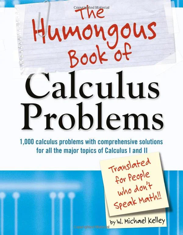 The Humongous Book of Calculus Problems (Humongous Books)  Condition USED