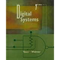"View the 9th edition textbook cover for 'Digital Systems' by Tocci and Widmer, featuring an illustration of a digital logic gate."
