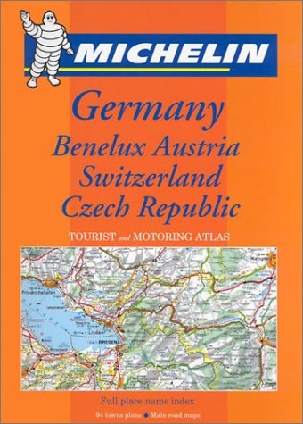 Michelin Germany/Austria/Benelux/Switzerland/Czech Republic Atlas No. 21463, 2e Paperback