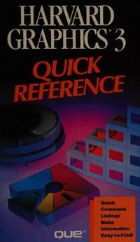 Harvard Graphics 3: Quick Reference (Que Quick Reference Series)  Condition USED