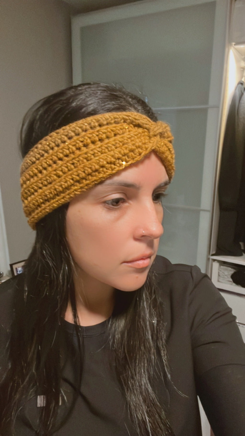 Ear Warmer / Crochet head warmer/Twisted Headband / Timberline Twist Headwarmer /  Headband