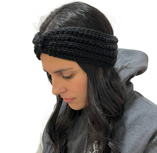 Ear Warmer / Crochet head warmer/Twisted Headband / Timberline Twist Headwarmer /  Headband