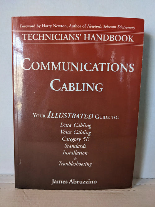 View the Communications Cabling Technician's Handbook, your illustrated guide to data and voice cabling, Category 5E standards, installation, and troubleshooting.
