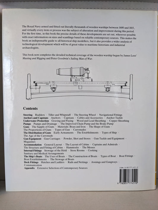 The Arming and Fitting of English Ships of War, 1600-1815 Hardcover – January 1, 1999