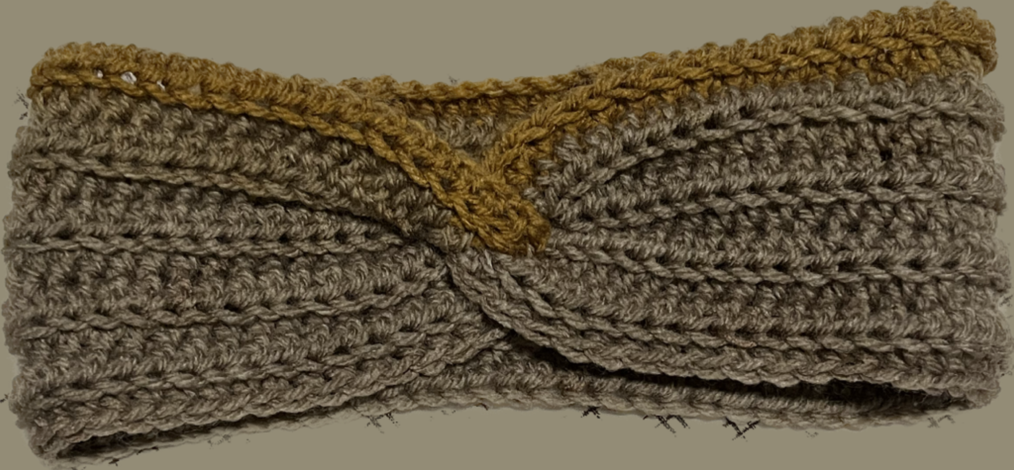 Ear Warmer / Crochet head warmer/Twisted Headband / Timberline Twist Headwarmer /  Headband