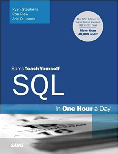 Sams Teach Yourself SQL in One Hour a Day 1st Edition